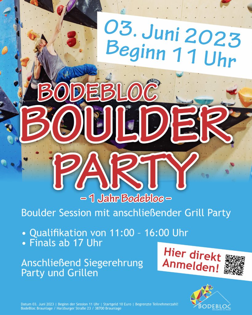 Plakat Boulder Party